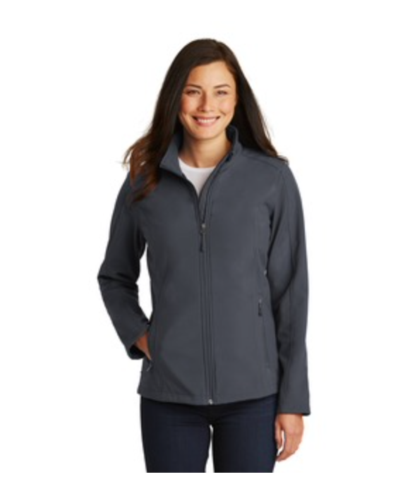  Port Authority Core Soft Shell Jacket in Battleship Grey Main Image